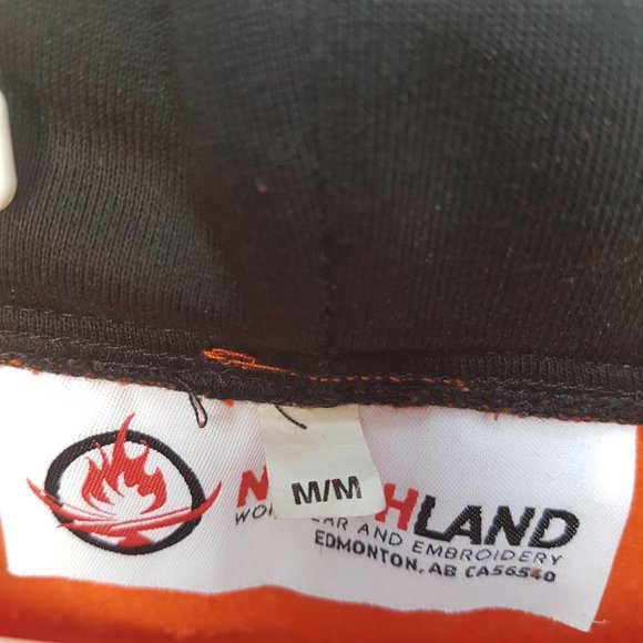 Vintage Smoky Lake Pumpkin Festival Hoodie Medium US M Full Zip Alberta Smokey - Picture 4 of 9